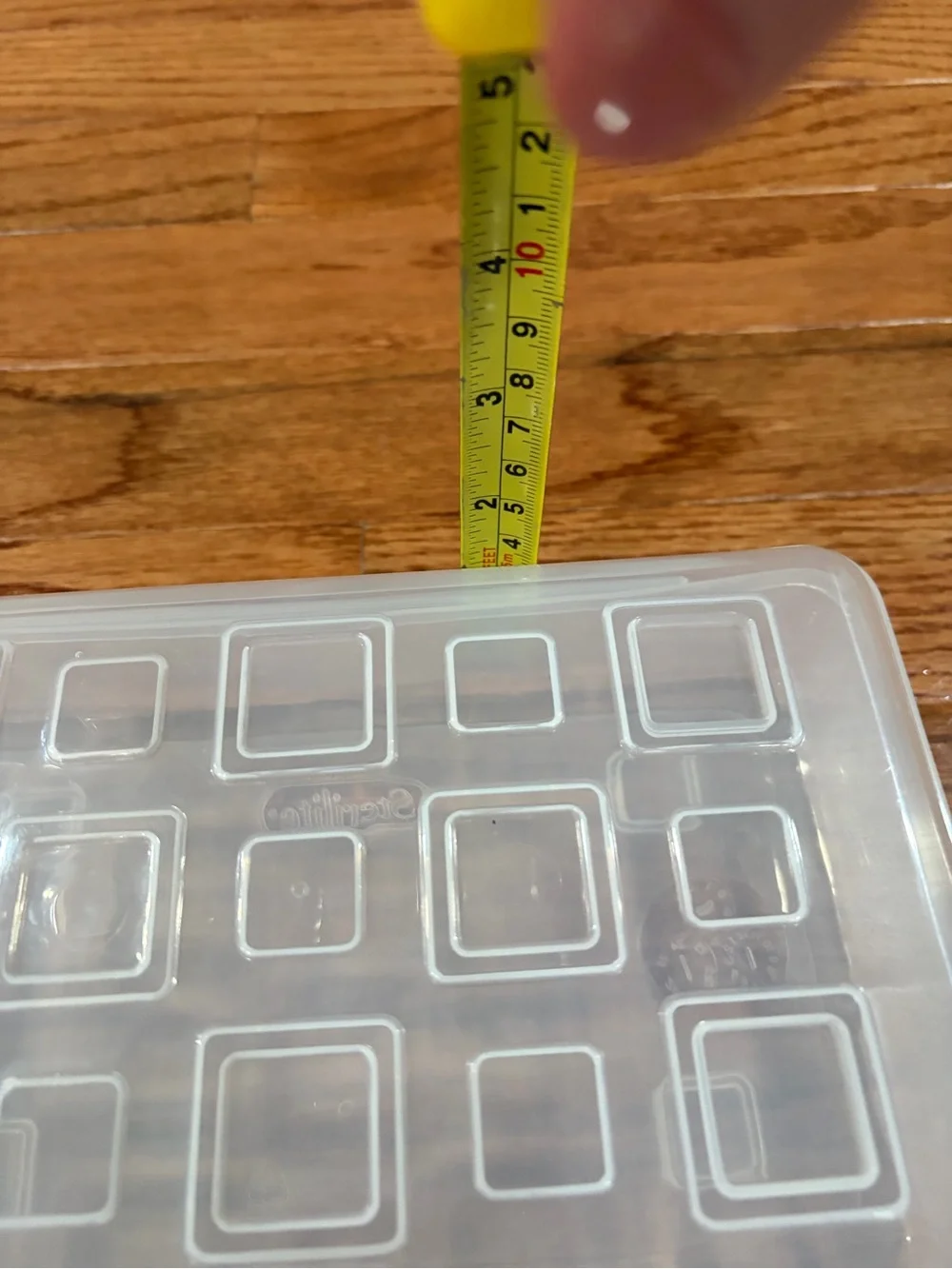 Sterilite Clear Plastic Organizer Box - Compact Storage